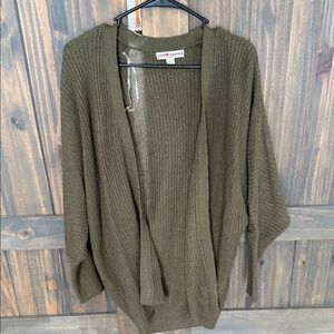 Love Tree Open-Front Cardigan